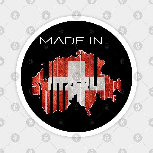 Made in Switzerland. Swiss. Bern. Perfect present for mom mother dad father friend him or her Magnet by SerenityByAlex